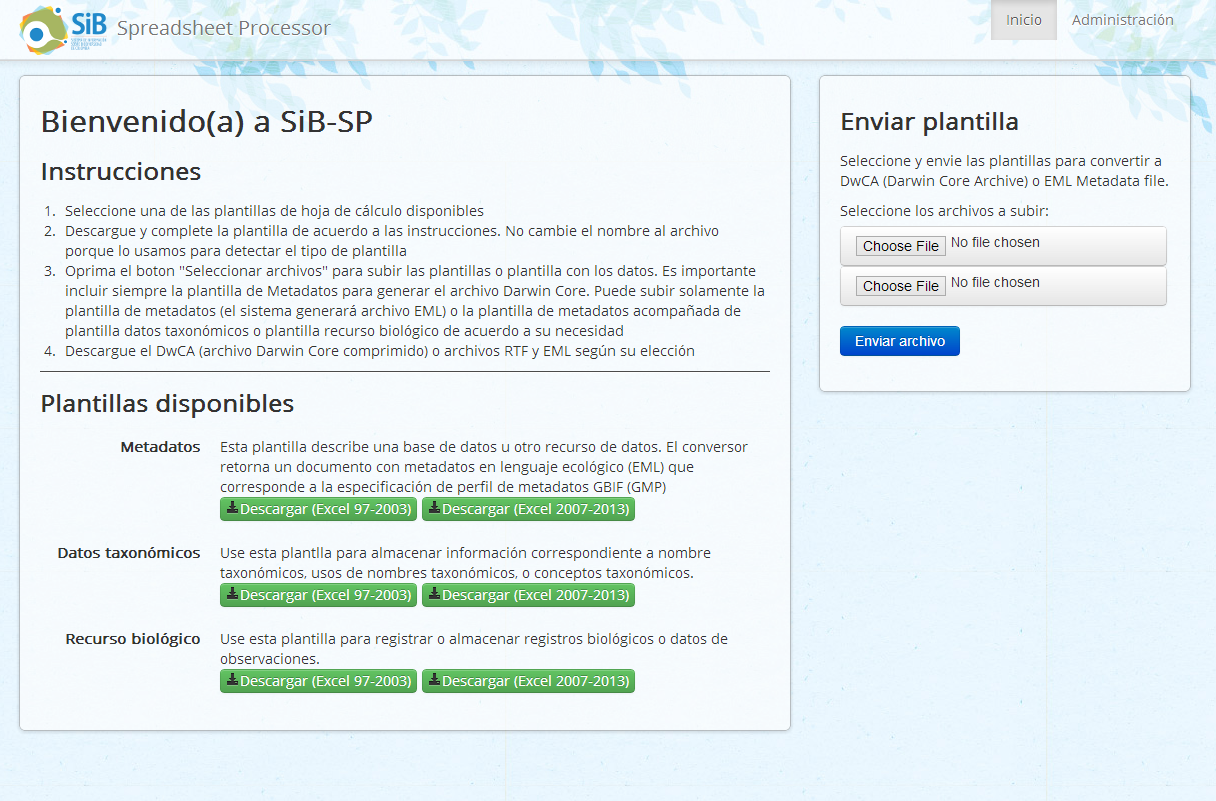 Sib Spreadsheet processor screenshoot